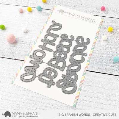 Mama Elephant Creative Cuts - Big Spanish Words